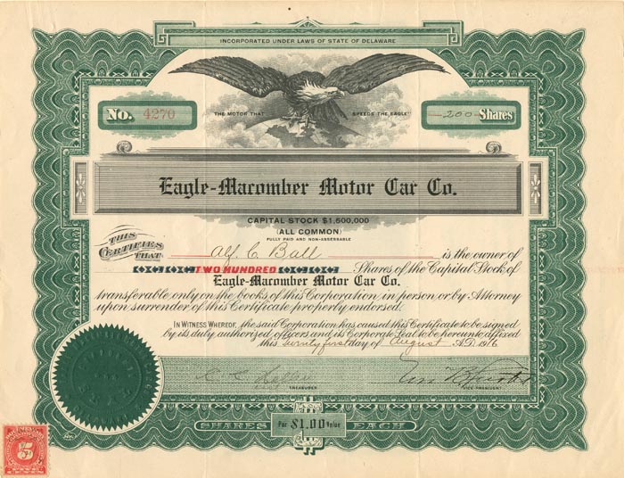 Eagle-Macomber Motor Car Co.